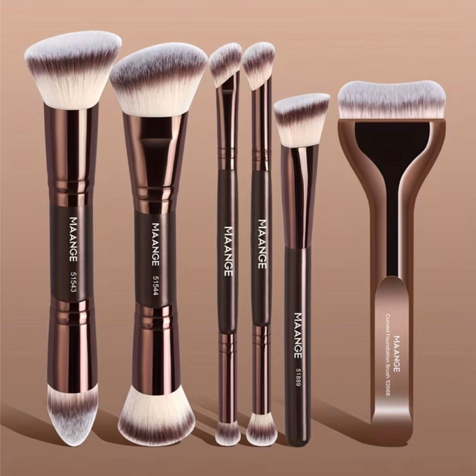 MAANGE Professional Makeup Brush Set – 6 Pieces